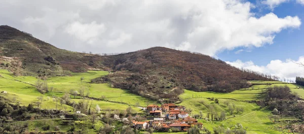 Panorama Village Vejo Picos Europa National Park Spain — Stock Photo, Image
