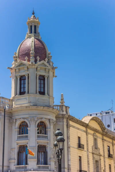 Government Building Plaza Ayuntamiento Valencia — Stock Photo, Image