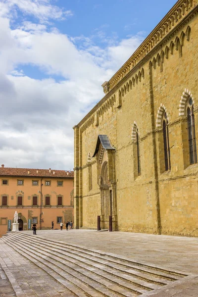 Catedral San Donato Centro Histórico Arezzo Itália — Fotografia de Stock