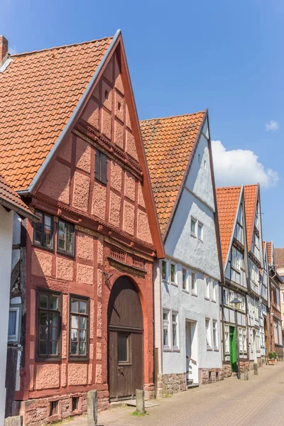 Half Timbered Houses Historic Center Blomberg Germany — Stock Photo, Image