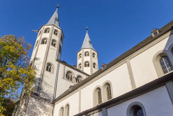 Towers Neuwerk Church Historic Goslar Germany — Stock Photo, Image