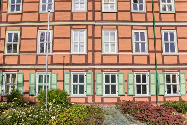 Edifício Colorido Centro Histórico Wernigerode Alemanha — Fotografia de Stock
