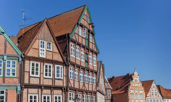 Maisons Colombages Port Historique Stade Allemagne — Photo