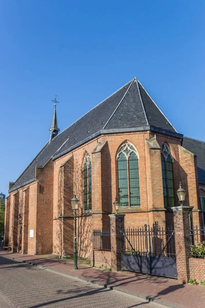 Kościół Aegten Zabytkowej Miasta Amersfoort Holandia — Zdjęcie stockowe