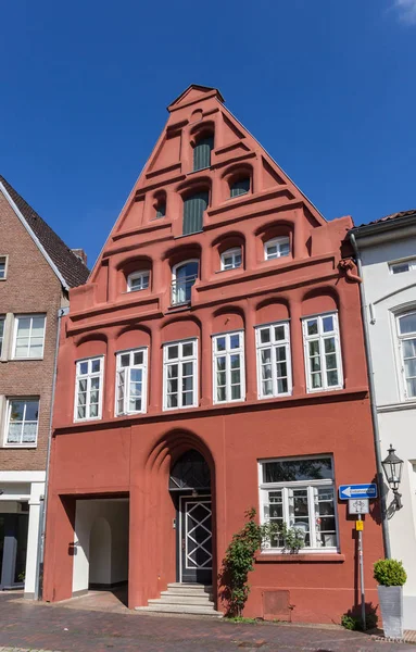 Rotes Haus Der Lüneburger Altstadt — Stockfoto