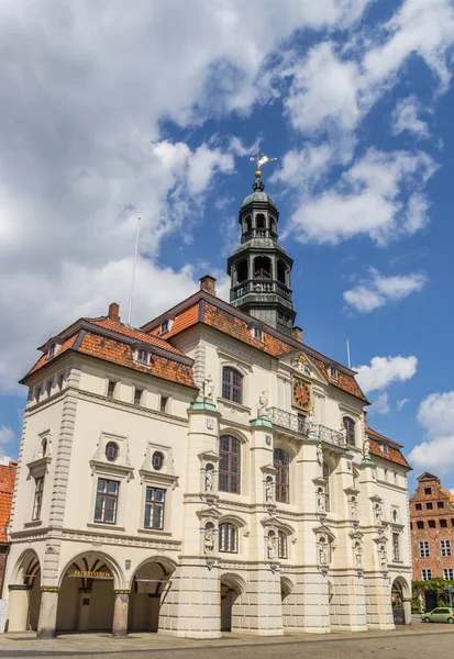 Edificio Barroco Del Ayuntamiento Luneburg Alemania — Foto de Stock