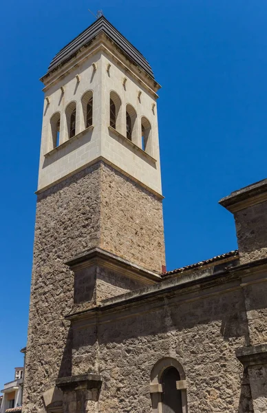 Башня Церкви Сан Висенте Феррер Алькое Испания — стоковое фото