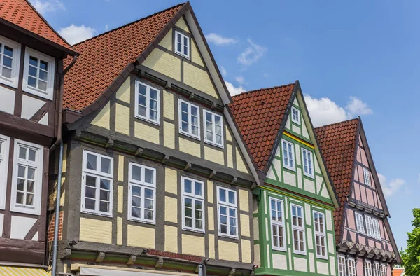 Maisons Colorées Dans Centre Historique Celle Allemagne — Photo