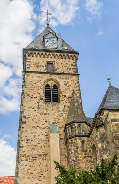 Munster Szent Bonifatius Templom Történelmi Városközpontban Hameln Németország — Stock Fotó