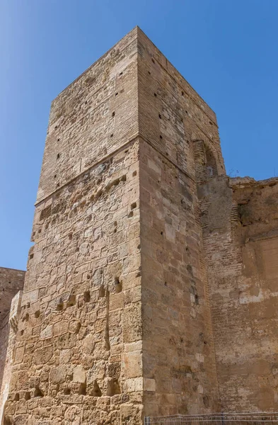 Torre Medieval Del Castillo Requena España — Foto de Stock
