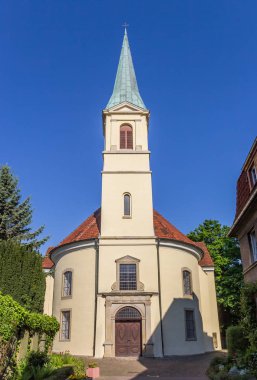 Front of the Petri church in Minden, Germany clipart