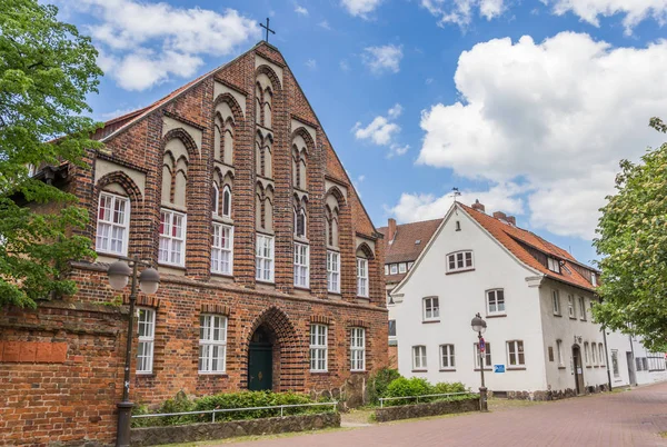 Historische Kerkgebouw Stein Het Centrum Van Uelzen Duitsland — Stockfoto