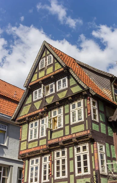 Façade Décorée Une Maison Historique Celle Allemagne — Photo