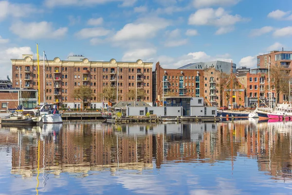 Altes Lagerhaus Osthafen Von Groningen Niederlande — Stockfoto