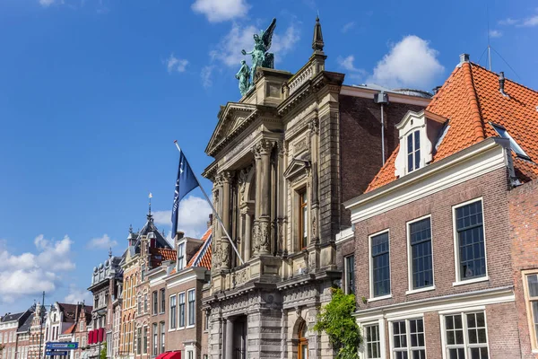 Haarlem Hollanda Spaarne Tarihi Cepheler — Stok fotoğraf