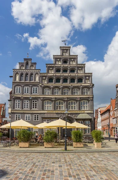 Cámara Comercio Plaza Central Luneburg Alemania — Foto de Stock