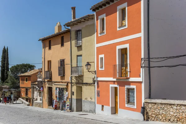 Casas Comercios Coloridos Cuenca España — Foto de Stock