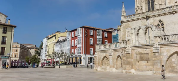 Panorama Plaza Santa Maria Burgos España — Foto de Stock