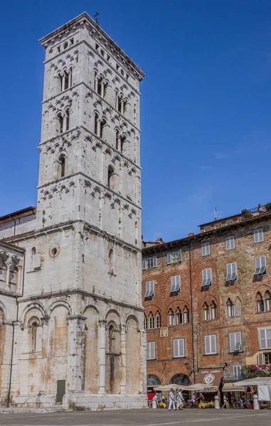 Tower San Michele Foro Lucca Italy — Stock Photo, Image