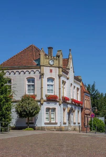 Edifícios Antigos Praça Central Bad Bentheim Alemanha — Fotografia de Stock