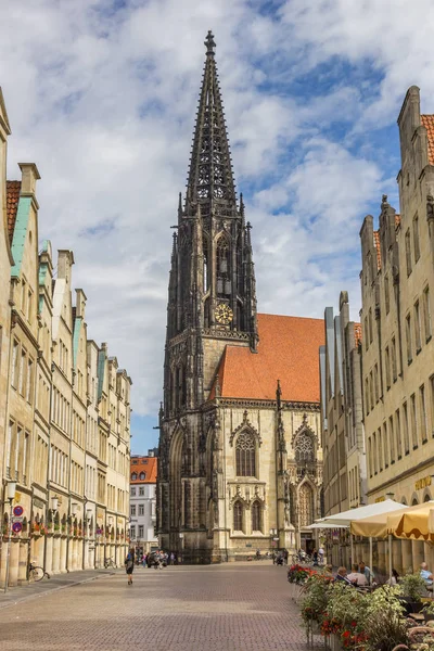 Ламберт Церкви Ринку Prinzipal Мюнстер Німеччина — стокове фото