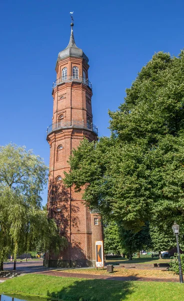 Tour Historique Alter Turm Dans Centre Papenburg Allemagne — Photo