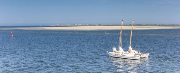 Panorama Catamaran Island Borkum Germany — Stock Photo, Image