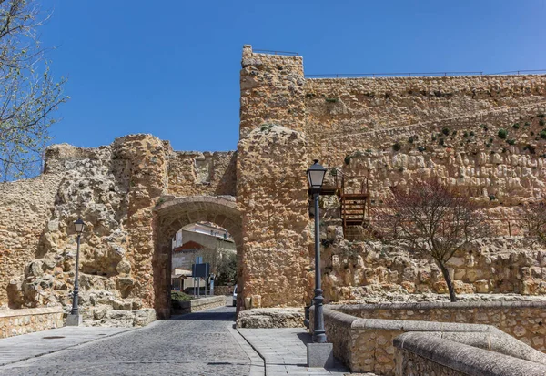 Руины Средневекового Замка Куэнка Испания — стоковое фото