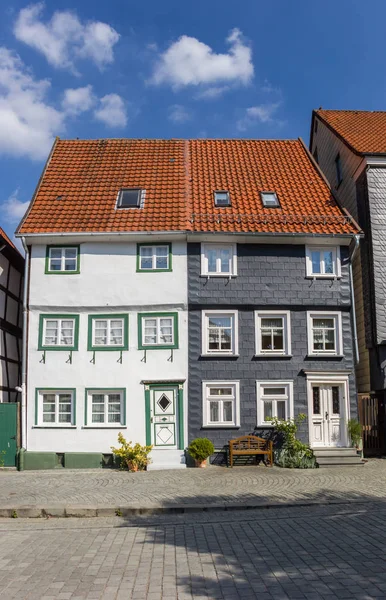 Фасад Исторических Домов Зост Германия — стоковое фото