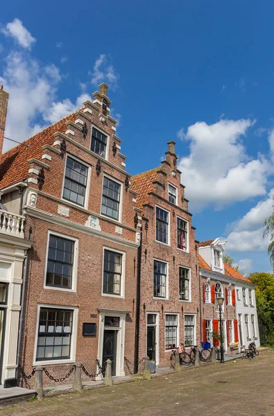 Oude Huizen Kaas Markt Sqaure Edam Holland — Stockfoto