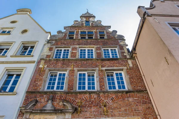 Starý Cihlový Dům Warendorf Německo — Stock fotografie