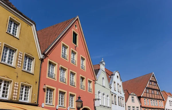 Barevné Domy Starém Městě Warendorf Německo — Stock fotografie