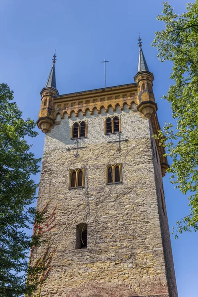 Torre Iglesia Marien Warendorf Alemania — Foto de Stock