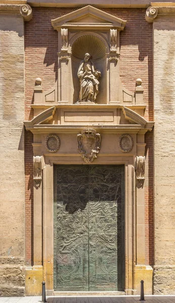 Entrada Para Igreja Santa Joaquin Valência Espanha — Fotografia de Stock