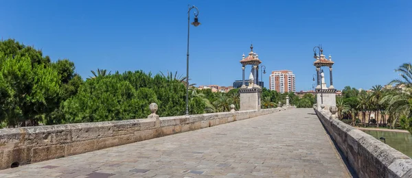 Panorama Puente Del Mar Valencia España — Foto de Stock