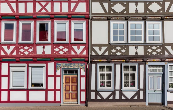 Fachada Casas Históricas Duderstadt Alemania — Foto de Stock