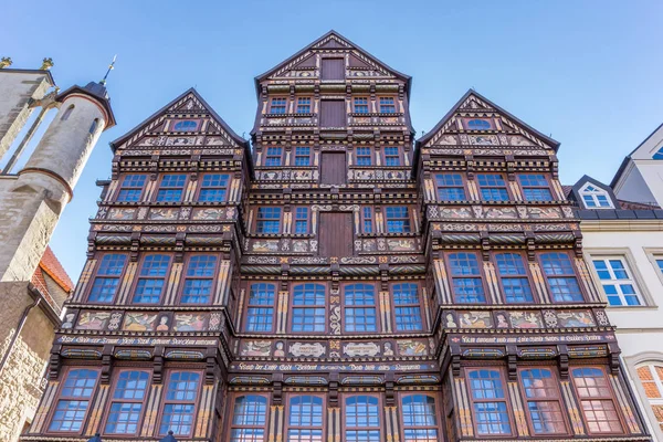 Fasáda Historické Wedekindhaus Budova Hildesheim Německo — Stock fotografie