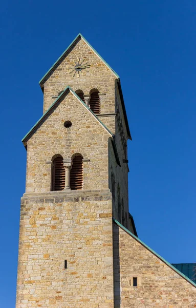 Turm Der Historischen Domkirche Hildesheim — Stockfoto