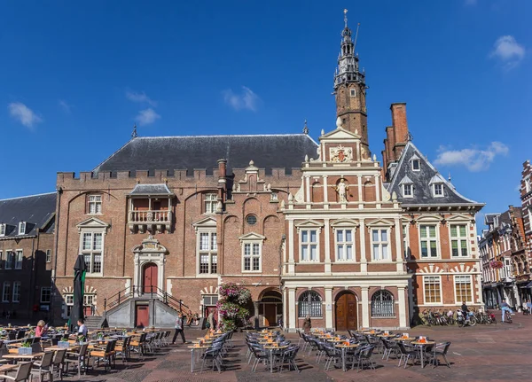 Historische Gemeentehuis Het Centrum Van Haarlem Nederland — Stockfoto