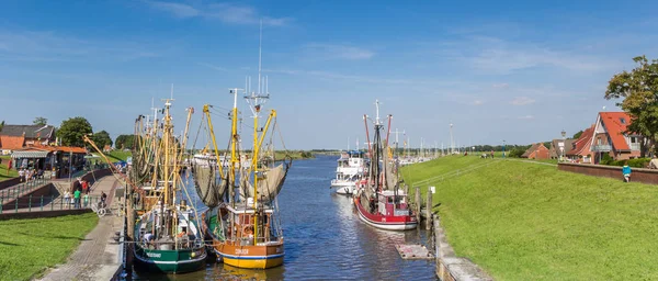 Panorama Port Historique Greetsiel Allemagne — Photo