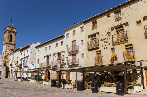 Готель Розташований Центральній Площі Requena Іспанія — стокове фото