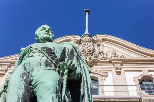 Szobor Gróf Carl Von Alfen Ban Hannover Németország — Stock Fotó