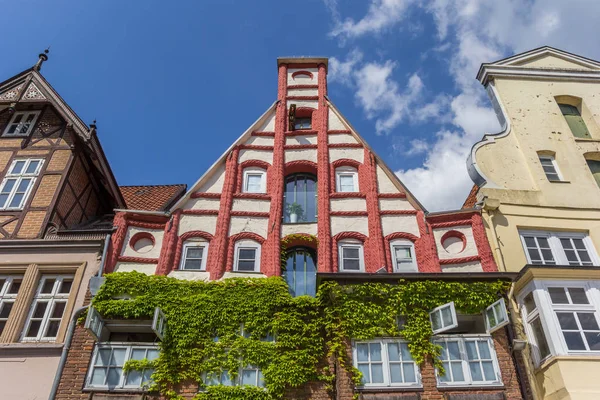 Colorful Facades Historic Harbor Luneburg Germany — Stock Photo, Image