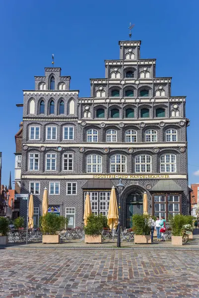 Izba Handlowa Centrum Miasta Lüneburg Niemcy — Zdjęcie stockowe