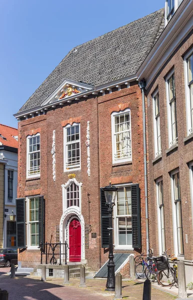 Oud Gebouw Het Historische Centrum Van Utrecht Nederland — Stockfoto
