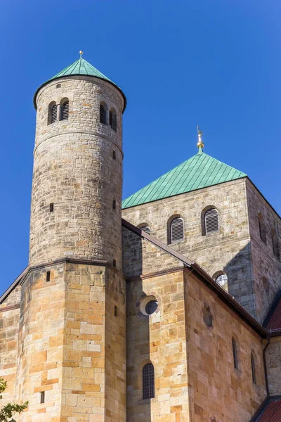 Tour Latérale Église Michaeliskirche Hildesheim Allemagne — Photo