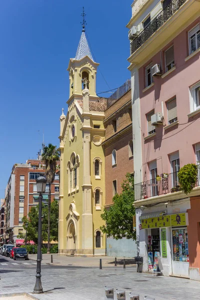 Renkli Kilisede Plaza Vicent Iborra Valencia Spanya — Stok fotoğraf