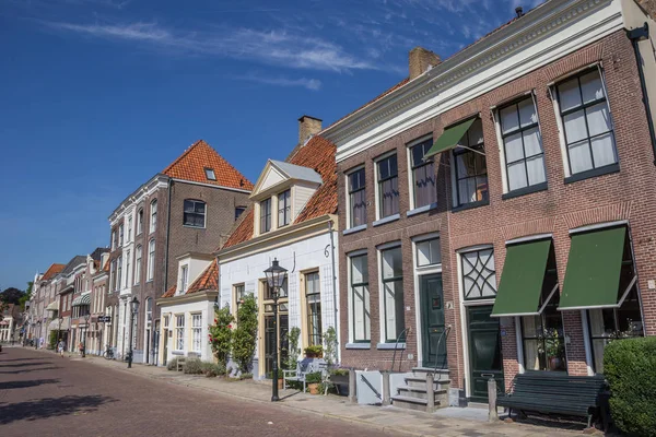 Historische Gebouwen Aan Een Gracht Zwolle Nederland — Stockfoto