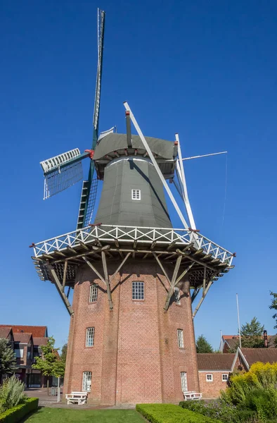 Moulin Vent Meyers Muhle Dans Centre Historique Papenburg Allemagne — Photo