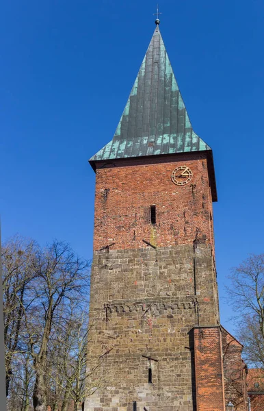Tour Église Andreas Dans Centre Verden Allemagne — Photo